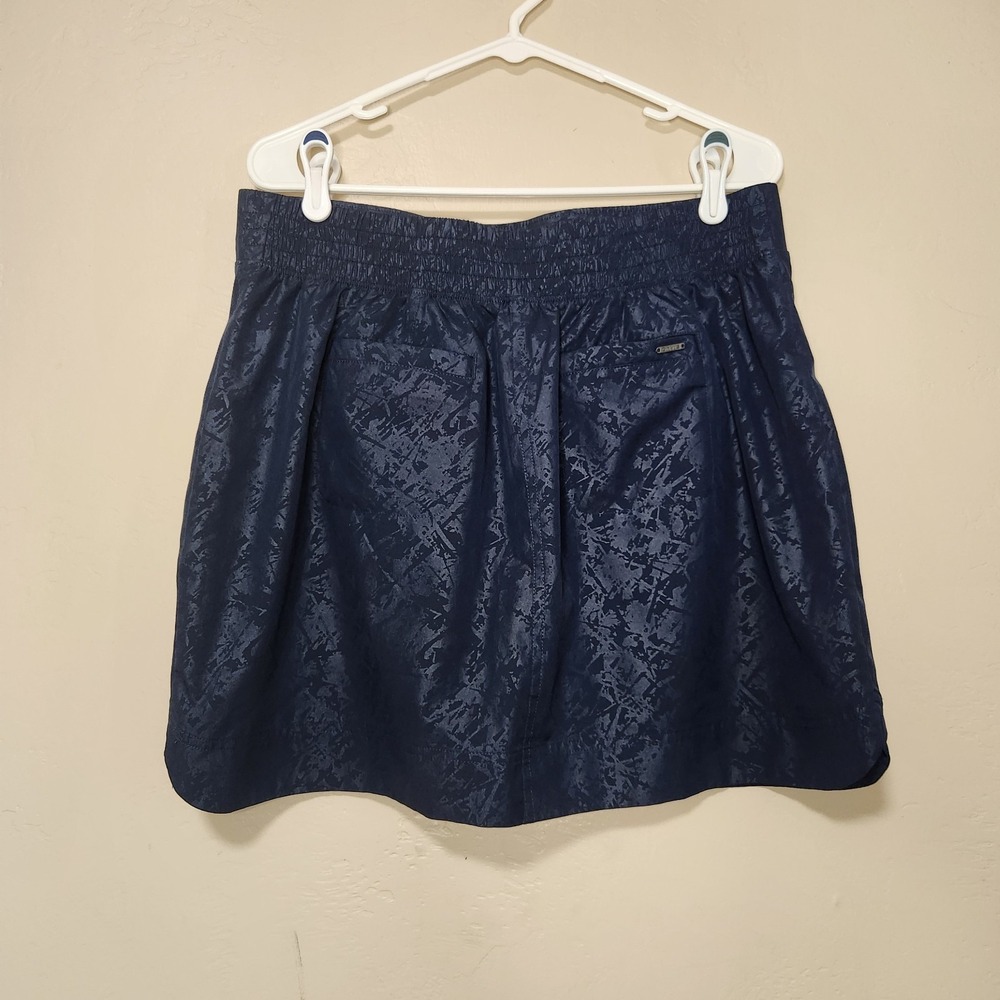 Orvis Navy Blue Pull On Skort Golf Tennis Womens Size Large With Pockets - Picture 3 of 4